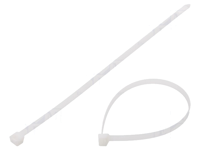 Kabelbinder; L: 300mm; W: 7,6mm; polyamide; 550N; natuurlijk Kabelbinder; L: 300mm; W: 7,6mm; polyamide; 550N; natuurlijk